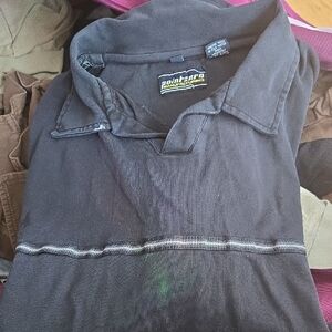 Point Zero Black Polo Shirt with Classic Design